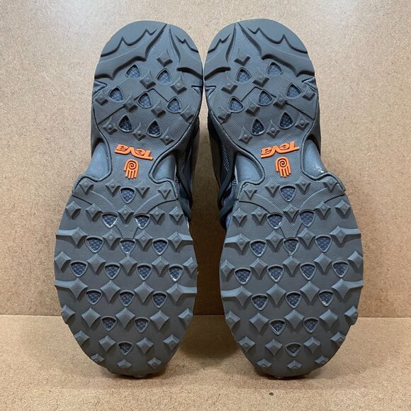 Teva Womens X-1 Racer Trail Runner, Flintstone Blue Gray & Orange Shoes Size 8 - Picture 7 of 8